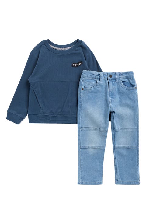 Kids' 2 Piece Sweatshirt and Jeans Set