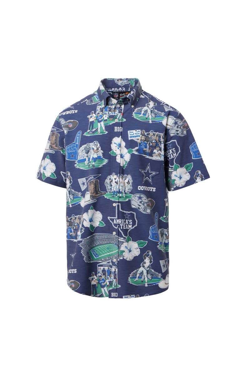 Reyn Spooner Men's Reyn Spooner Navy Dallas Cowboys Scenic Button-Down Shirt, Alternate, color, Navy