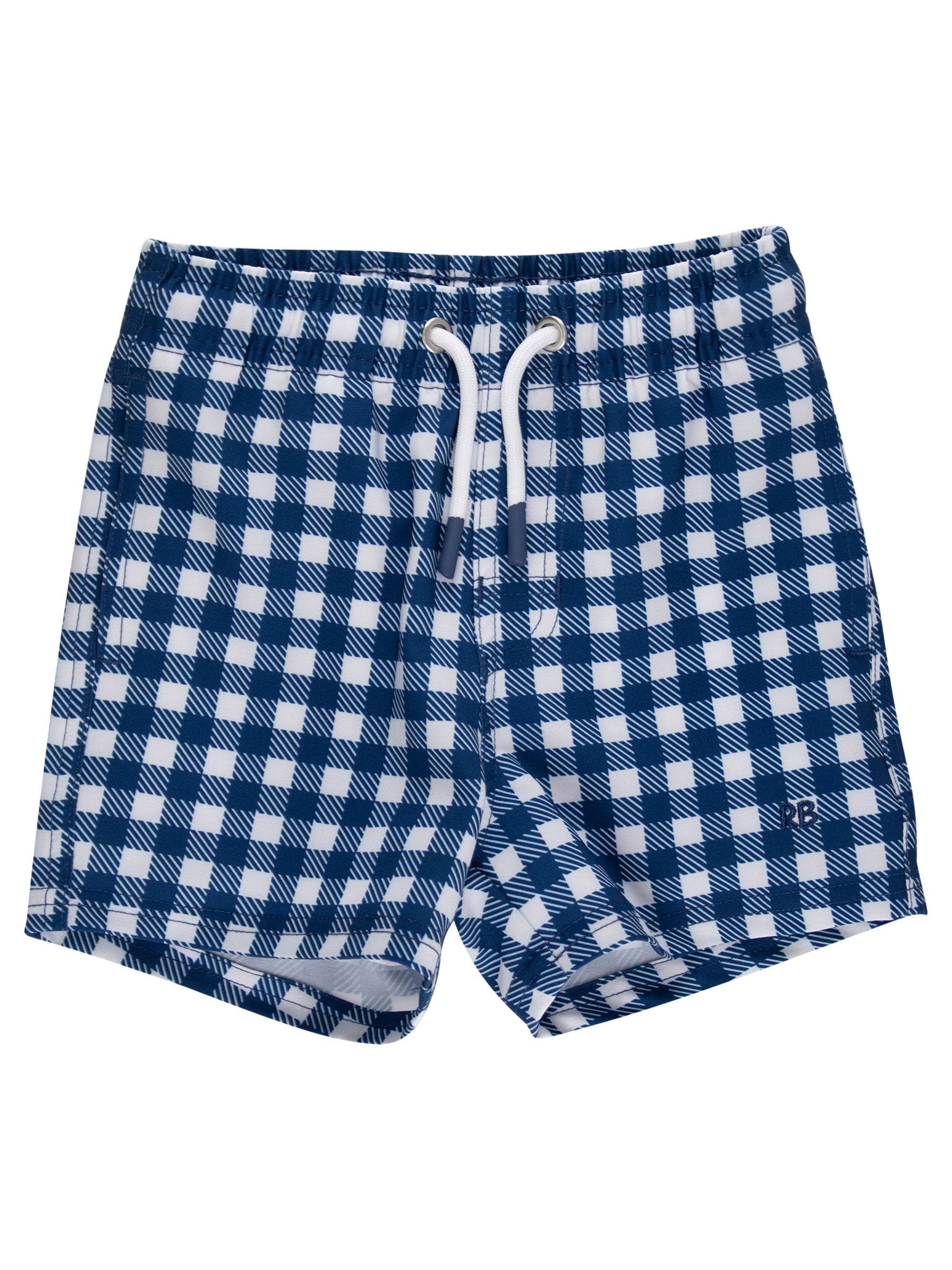 Navy & White Gingham