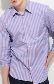 Alex Mill Striped Cotton Poplin Button-Up Shirt