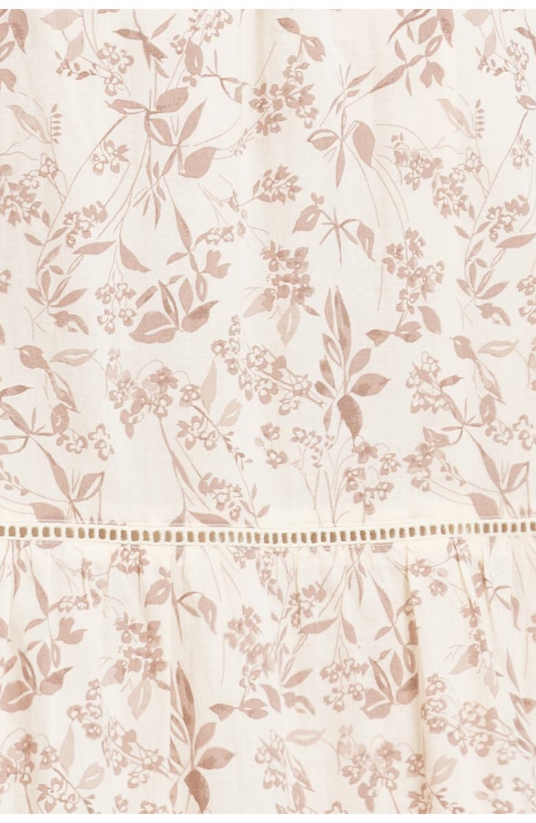 Seraphine Floral Two-Piece Maternity Crop Top & Maxi Skirt, Alternate, color, 