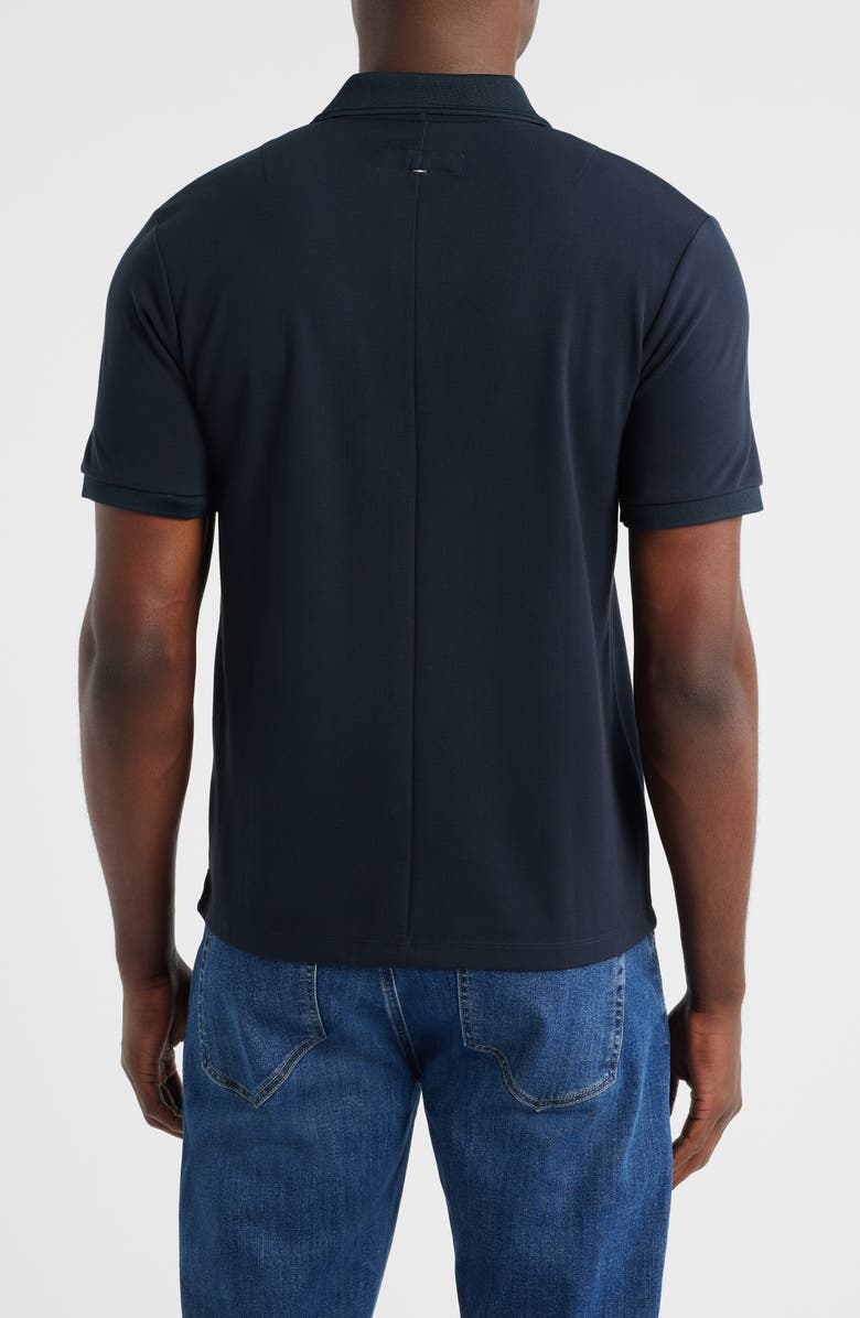 rag 
bone Slim Fit Tech Piqué Polo, Alternate, color, Sal
