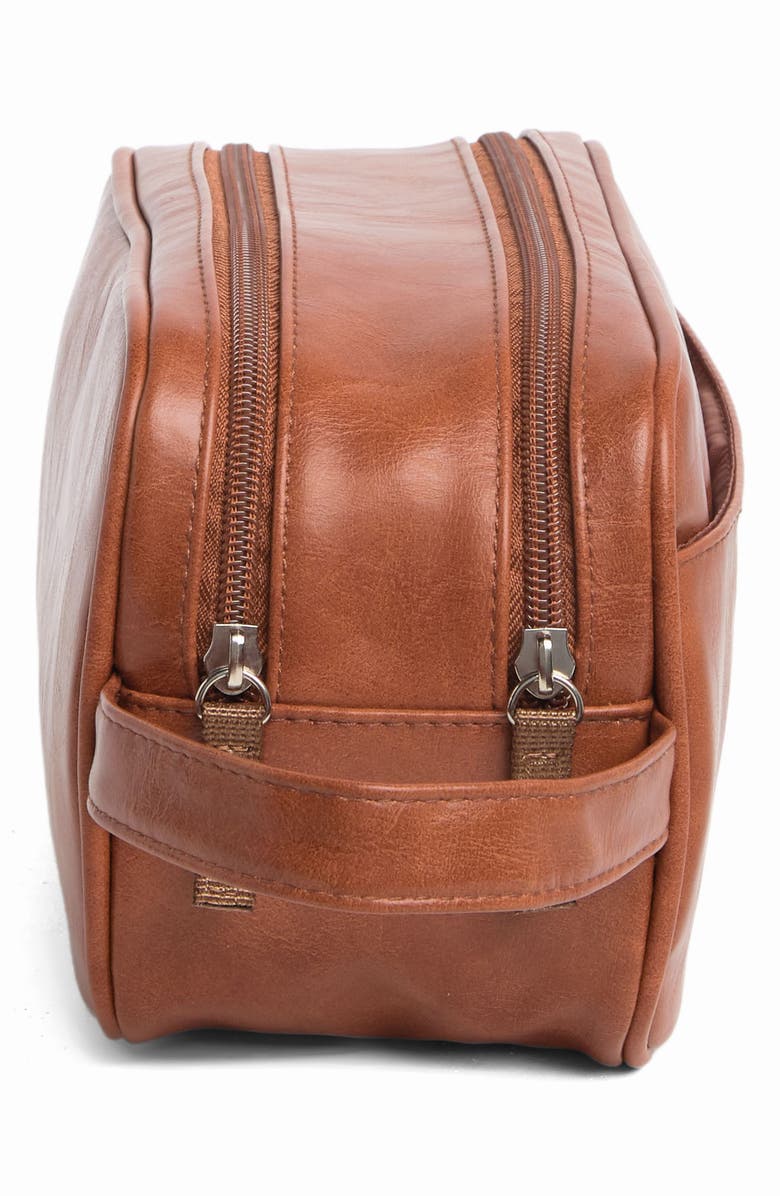 Original Penguin Double Zip Travel Dopp Kit, Alternate, color, Tan