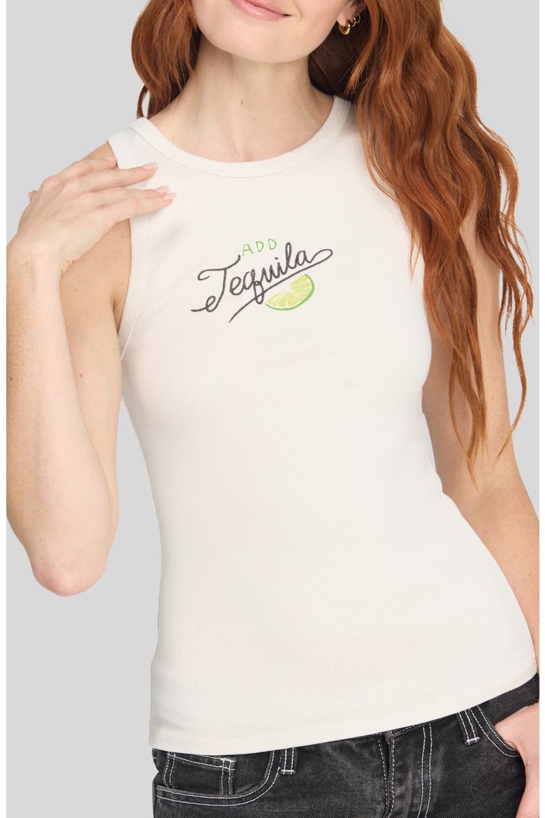 Add Tequila Graphic Tank, Main, color, VINTAGE WHITE