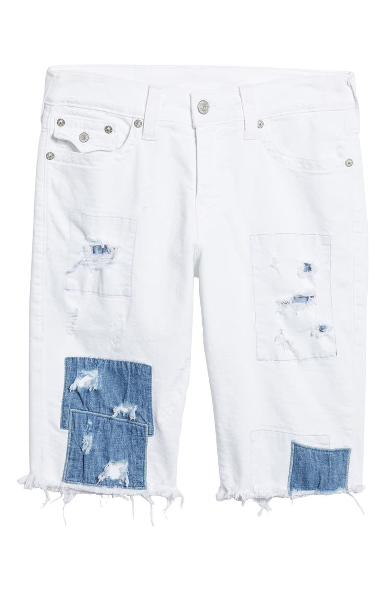 True Religion Brand Jeans Ricky Relaxed Fit Denim Shorts, Alternate, color, 