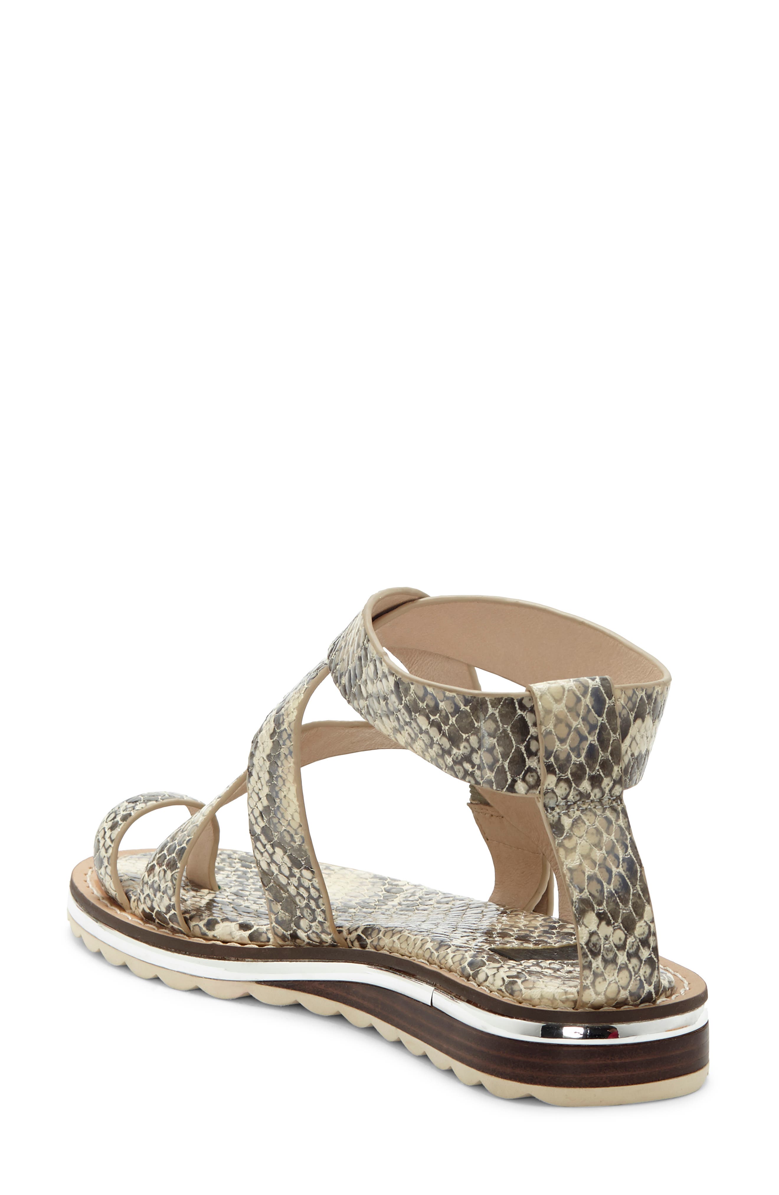 Esmond Gladiator Sandal, Alternate, color, TAUPE SNAKE PRINT
