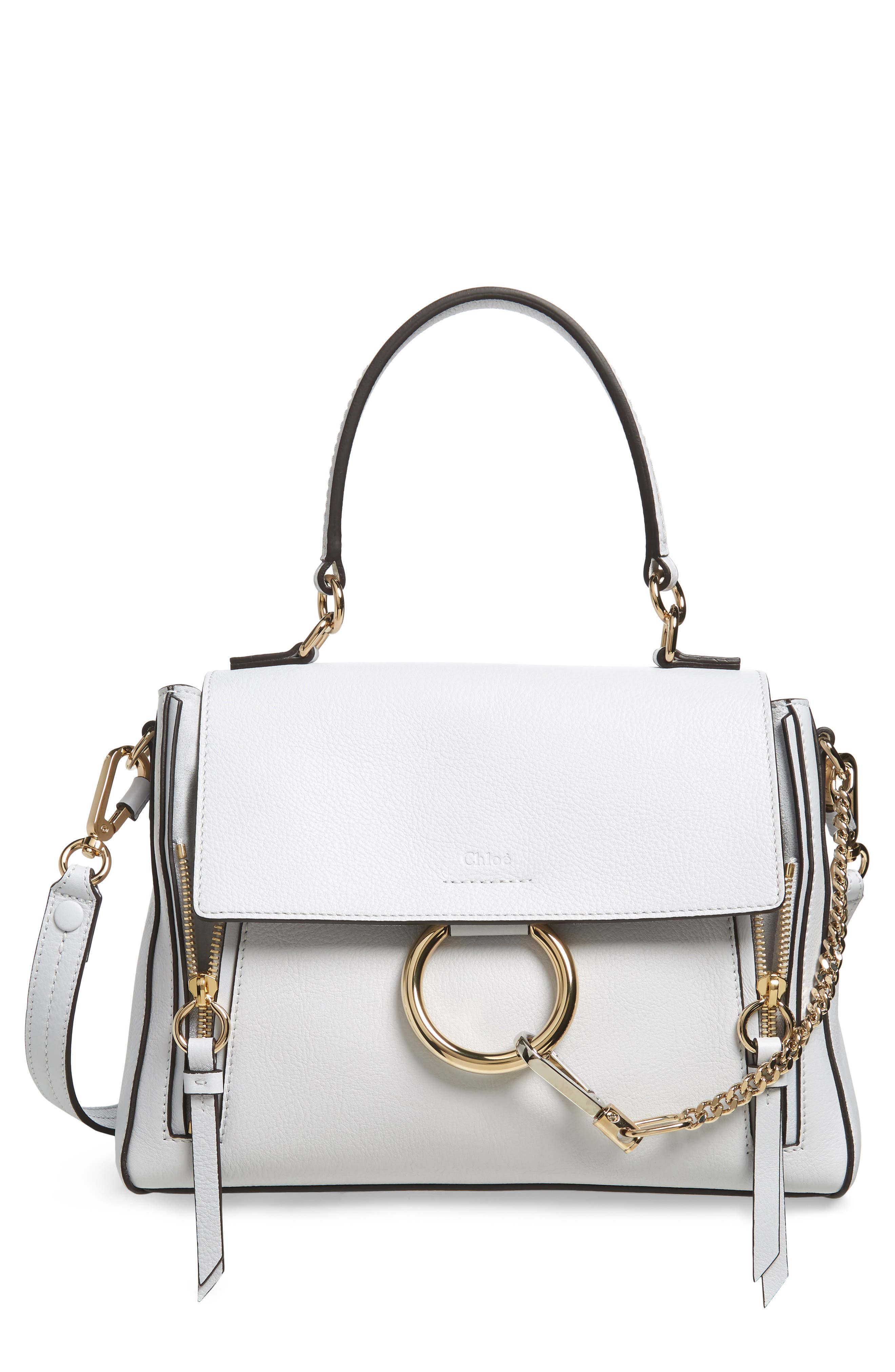 Chloé Small Faye Day Leather Shoulder Bag, Main, color, 