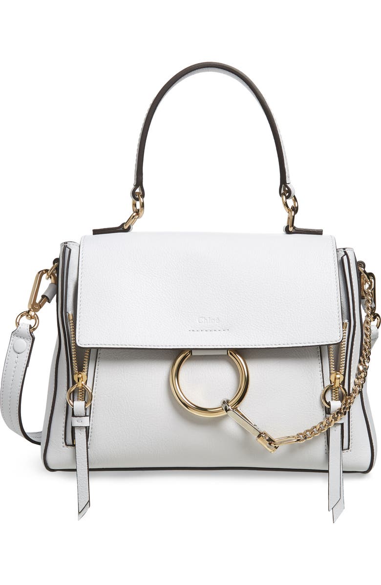 Chloé Small Faye Day Leather Shoulder Bag, Main, color,