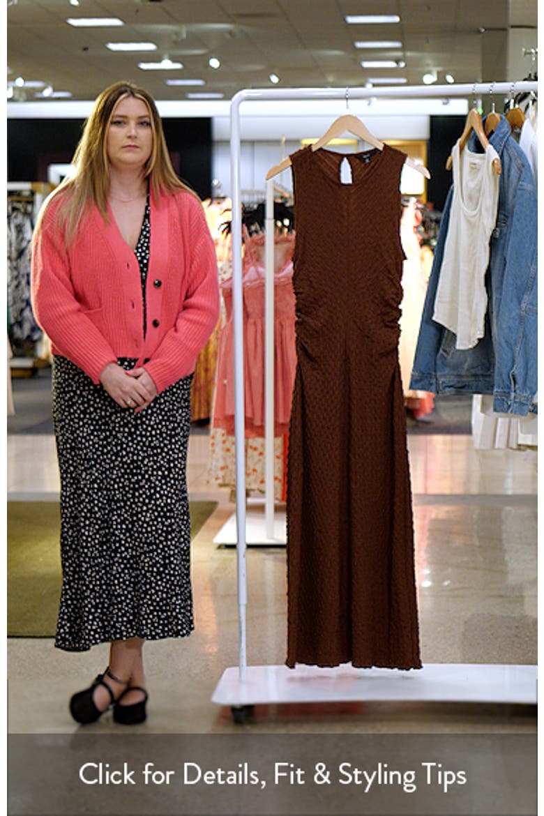 Crinkle Sleeveless Maxi Dress video