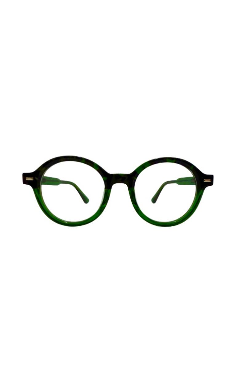 Tribal ëyës Emerald round 48mm eyeglasses, Main, color, Green