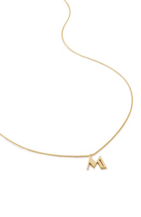 Gold Plated Initial Necklaces Nordstrom