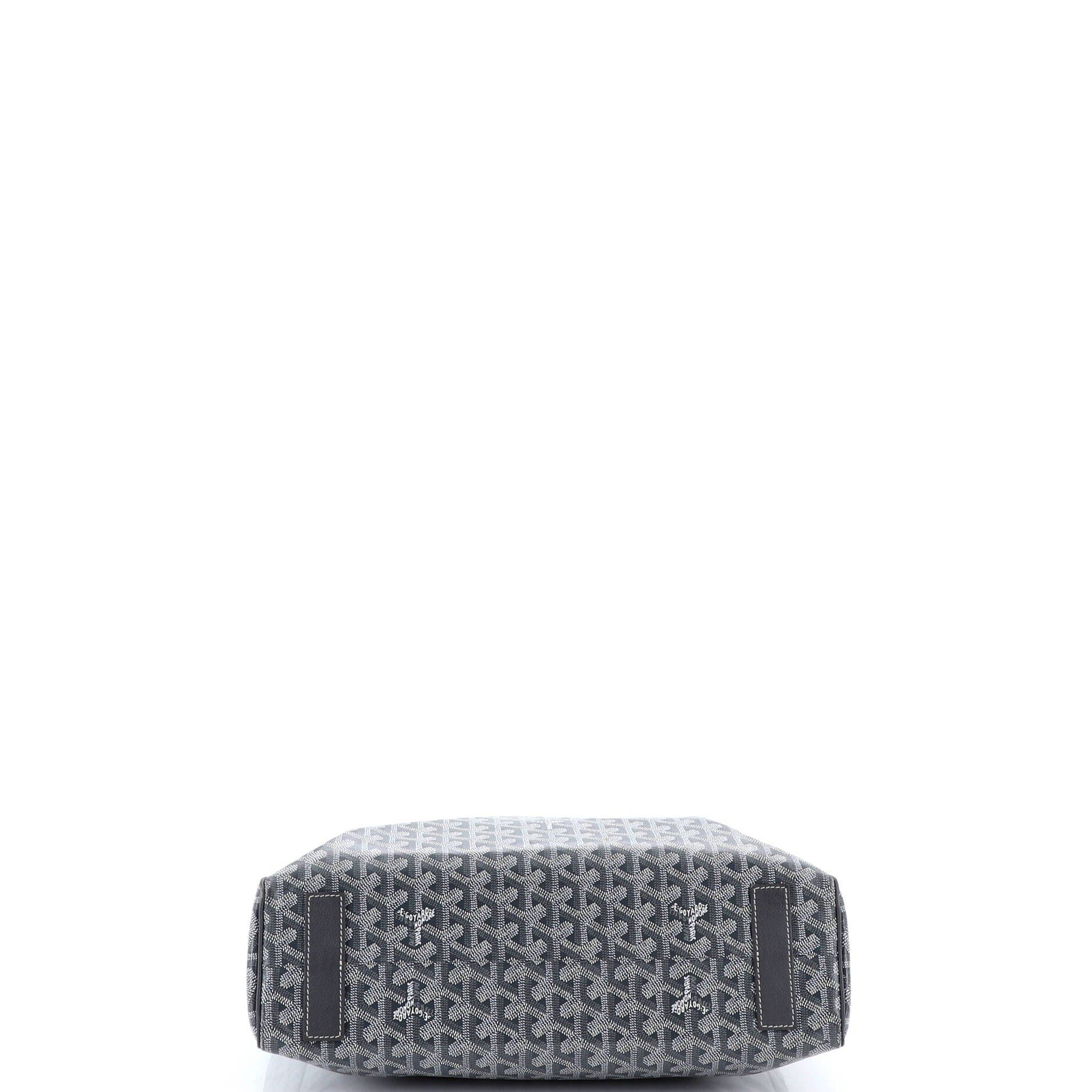 Pre-Owned Goyard Voltaire Convertible Tote Coated Canvas, Alternate, color, Gray