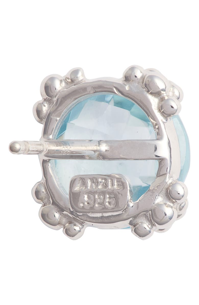 Anzie Small Cluster Topaz Stud Earrings, Alternate, color, Blue Topaz