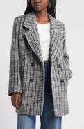 Treasure & Bond Chunky Herringbone Double Breasted Coat