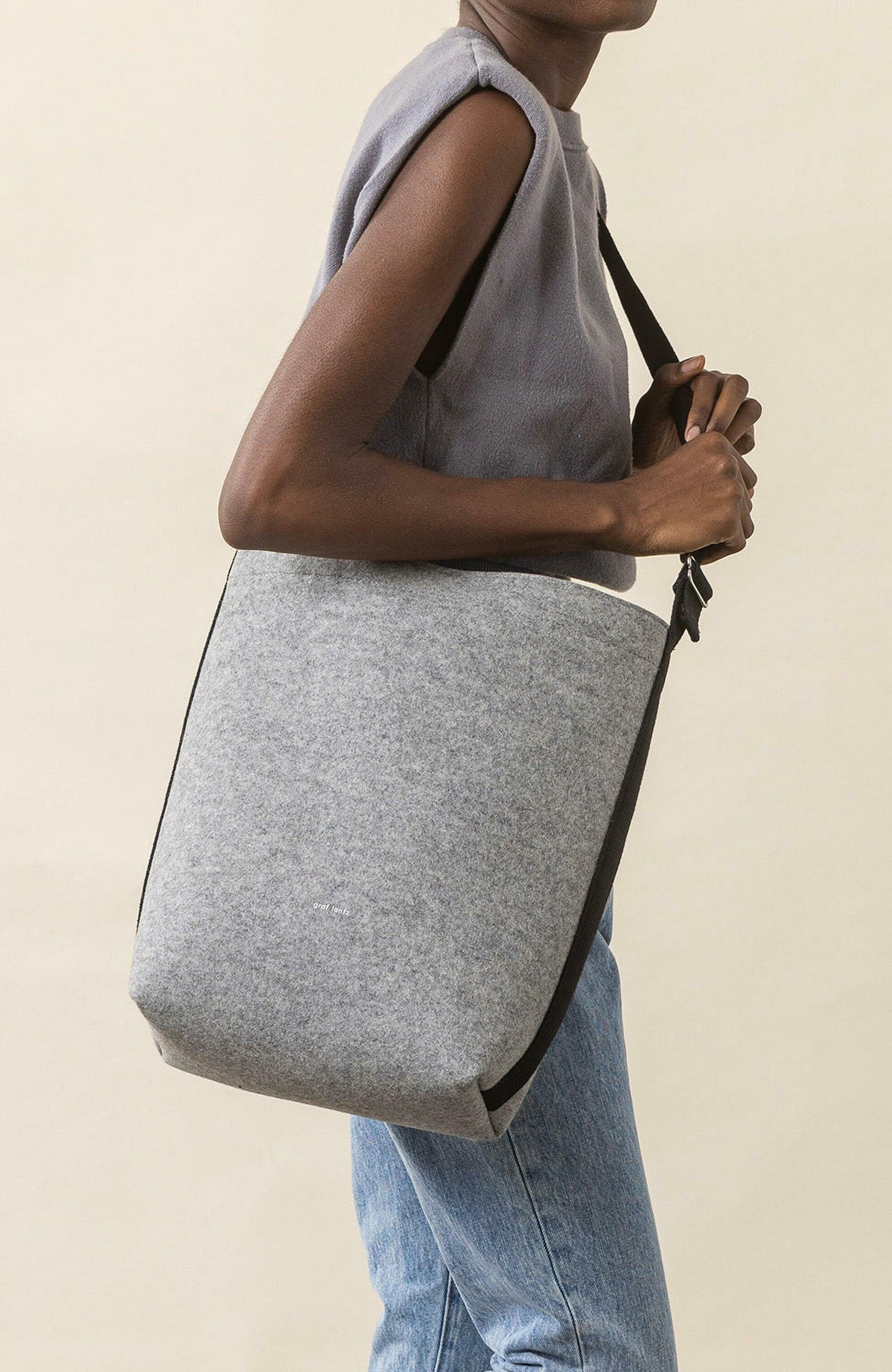 Graf Lantz Campus Merino Wool Tote, Alternate, color, Granite