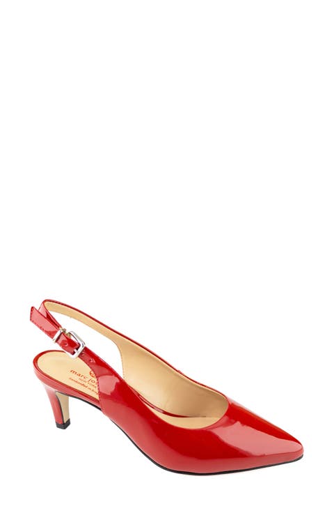 Juliana Patent Leather Slingback Pump (Women)