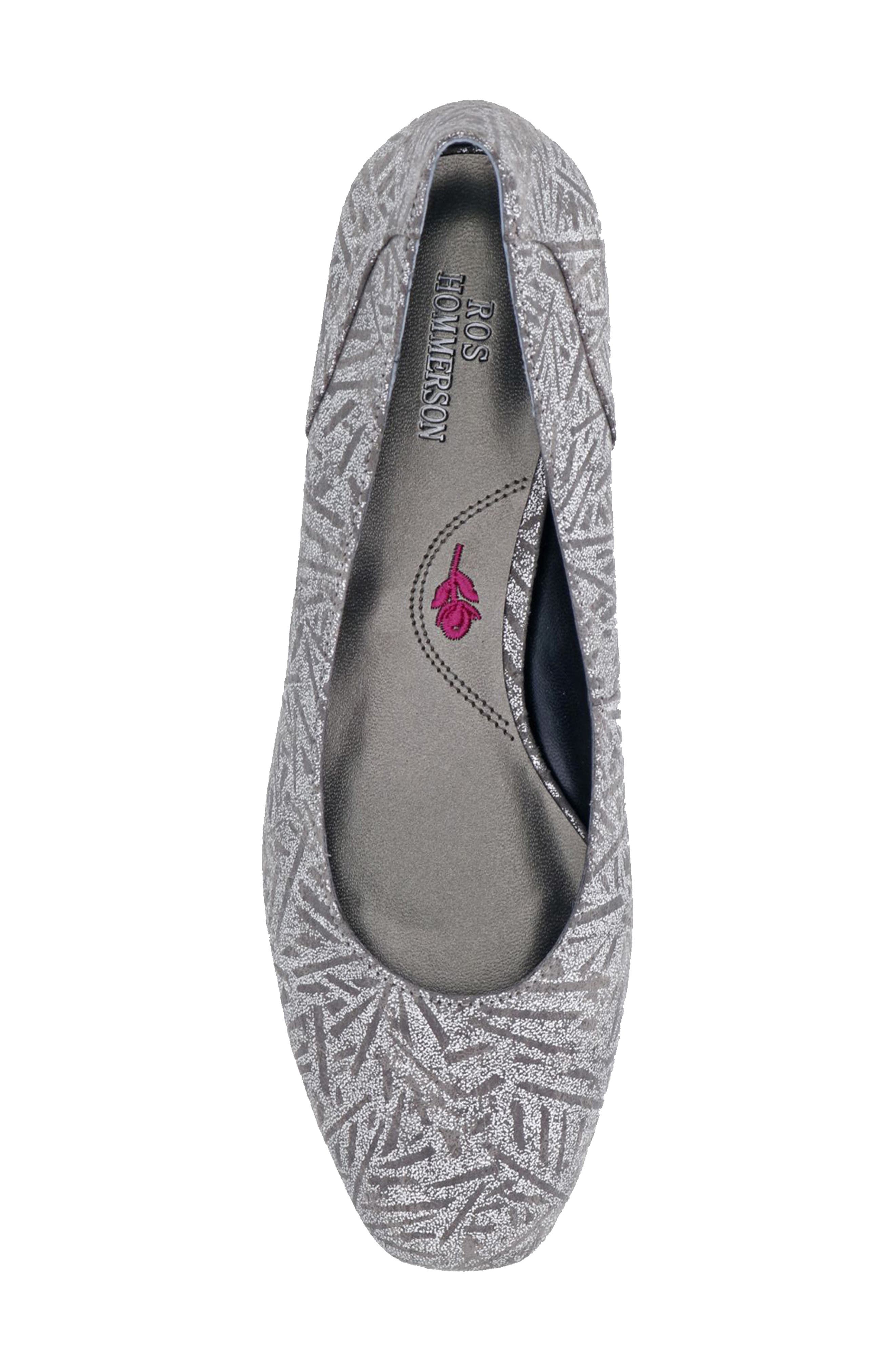 Ros Hommerson Tabitha Pump, Alternate, color, Pewter Textile