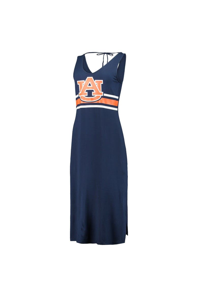 Women's G-III 4Her by Carl Banks Navy Auburn Tigers Opening Day V-Neck Maxi Dress, Alternate, color, Navy