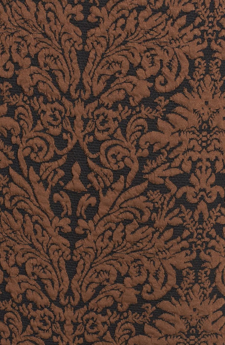 Vince Camuto Long Sleeve Jacquard Sheath Dress, Alternate, color, 