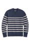 Mariner Stripe Cotton & Linen Crewneck Sweater