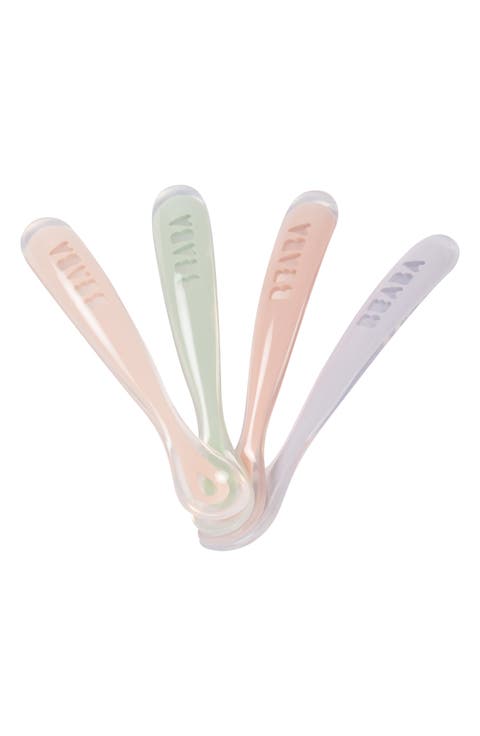 4-Pack 1st Stage Silicone Spoons