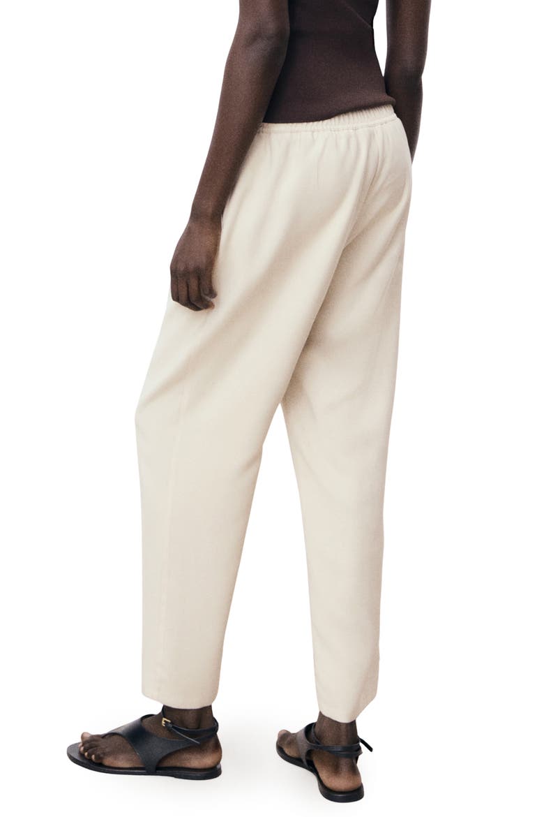 Flowy Drawstring Pants, Alternate, color, BEIGE