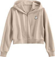 Dalix Heartly Ghost Fleece Zip Hoodie