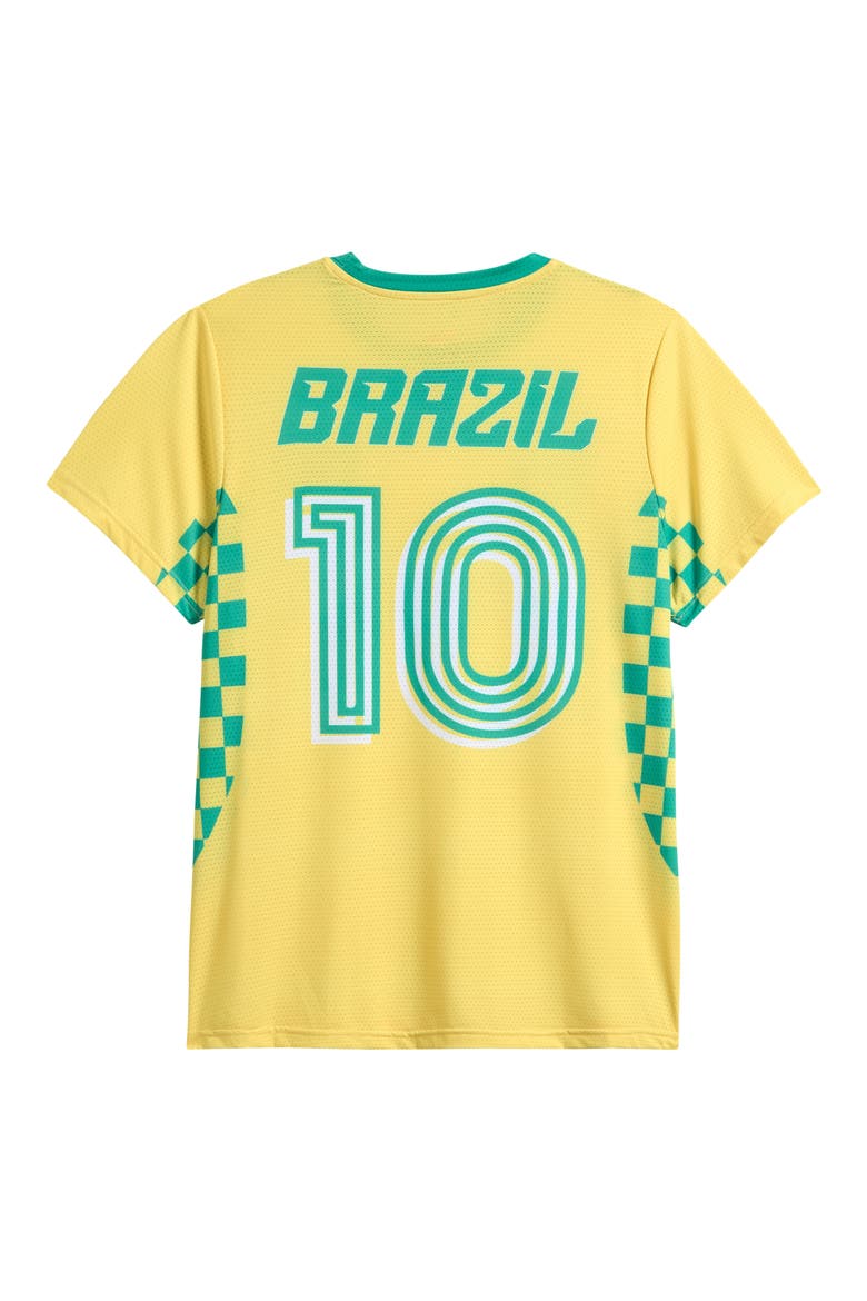 Kids' Brazil Mesh Jersey, Alternate, color, YELLOW