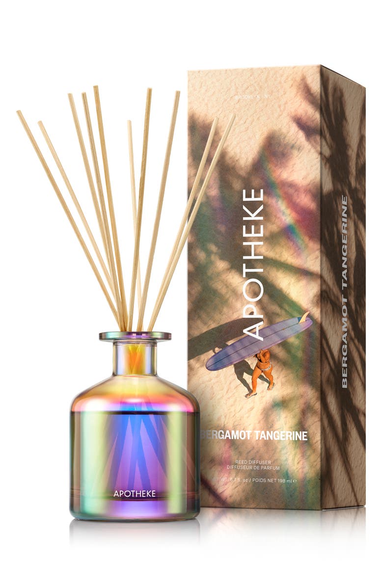 APOTHEKE Bergamot Tangerine Reed Diffuser, Main, color, 