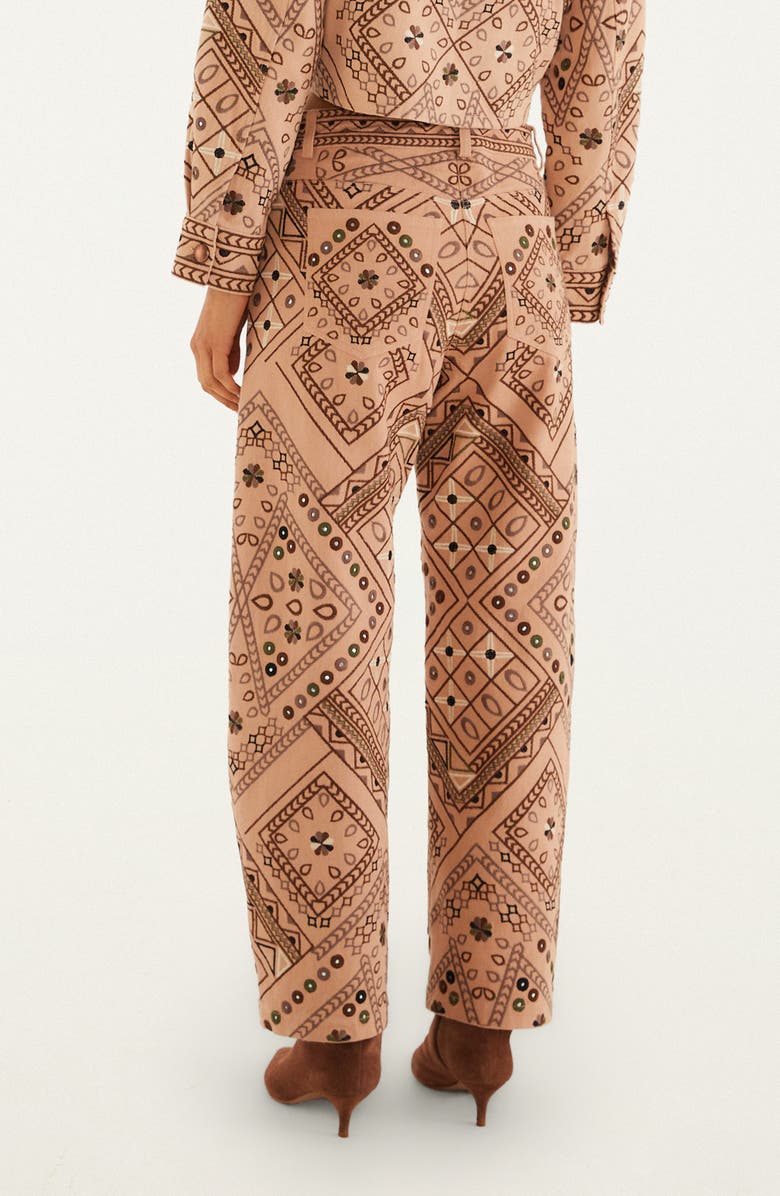 FARM Rio Cosmopolitan Straight Leg Jeans, Alternate, color, Light Pink