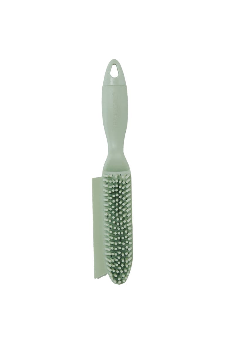 Pet Dry & Wet Grooming Brush, Sage Green, Dog & Cat Grooming Tool, Alternate, color, Green