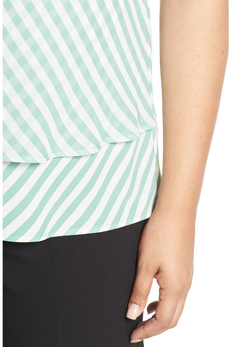 Flutter Sleeve Top, Alternate, color, GREEN BAY