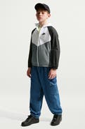Nike Kids' Windrunner Water Repellent Hooded Zip-Up Jacket