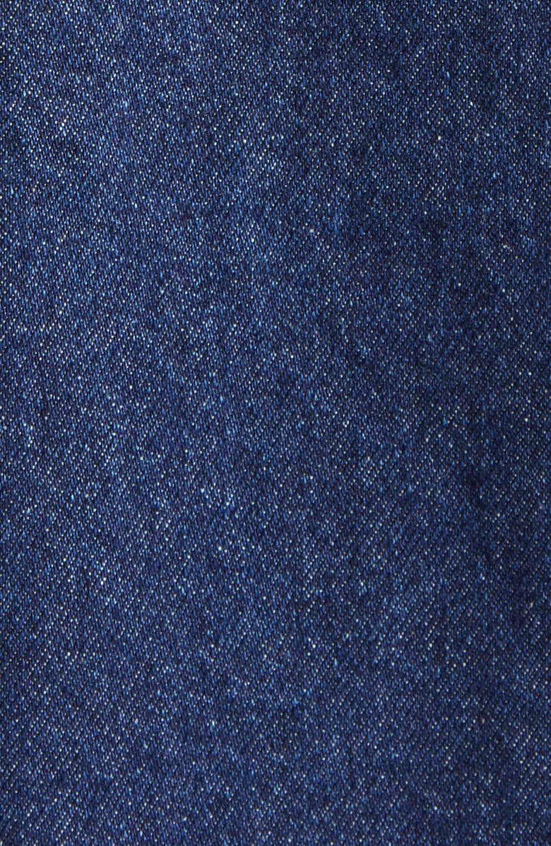 Simone Rocha Turbo Crystal Embellished Wide Leg Puddle Carpenter Jeans, Alternate, color, 