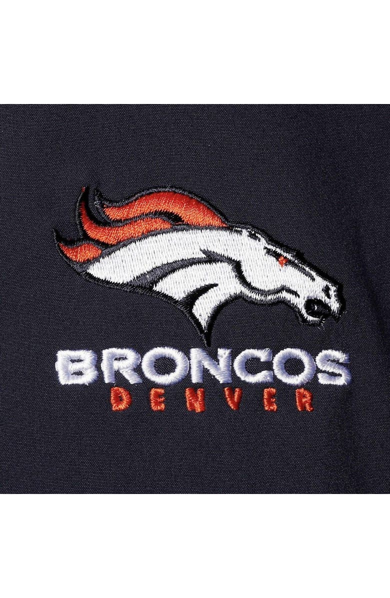 DUNBROOKE Women's Navy Denver Broncos Full-Zip Sonoma Softshell Jacket, Alternate, color,