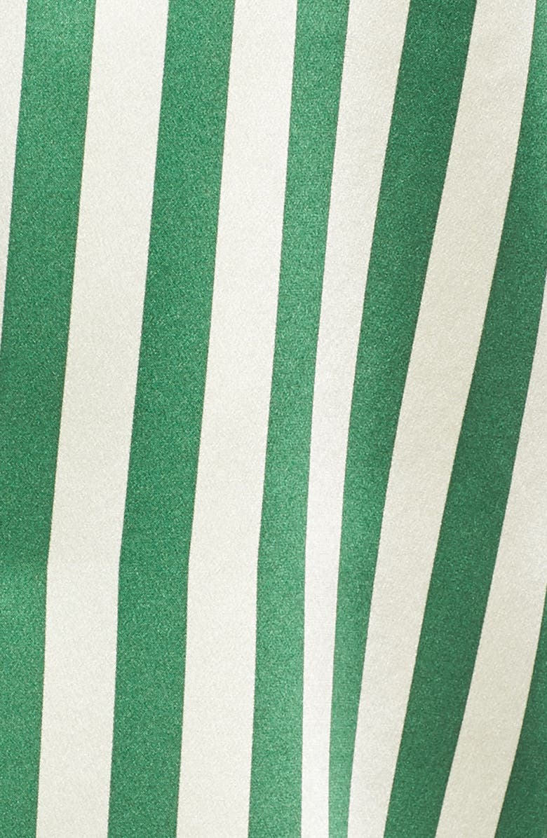 Morgan Lane Ruthie Silk Stripe Pajama Top, Alternate, color, 