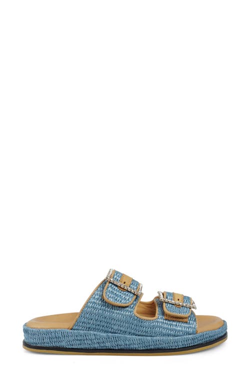 Zigi Artisan Reedie Two-strap Sandal In Blue
