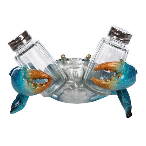 Blue Crab Salt & Pepper Shaker Set
