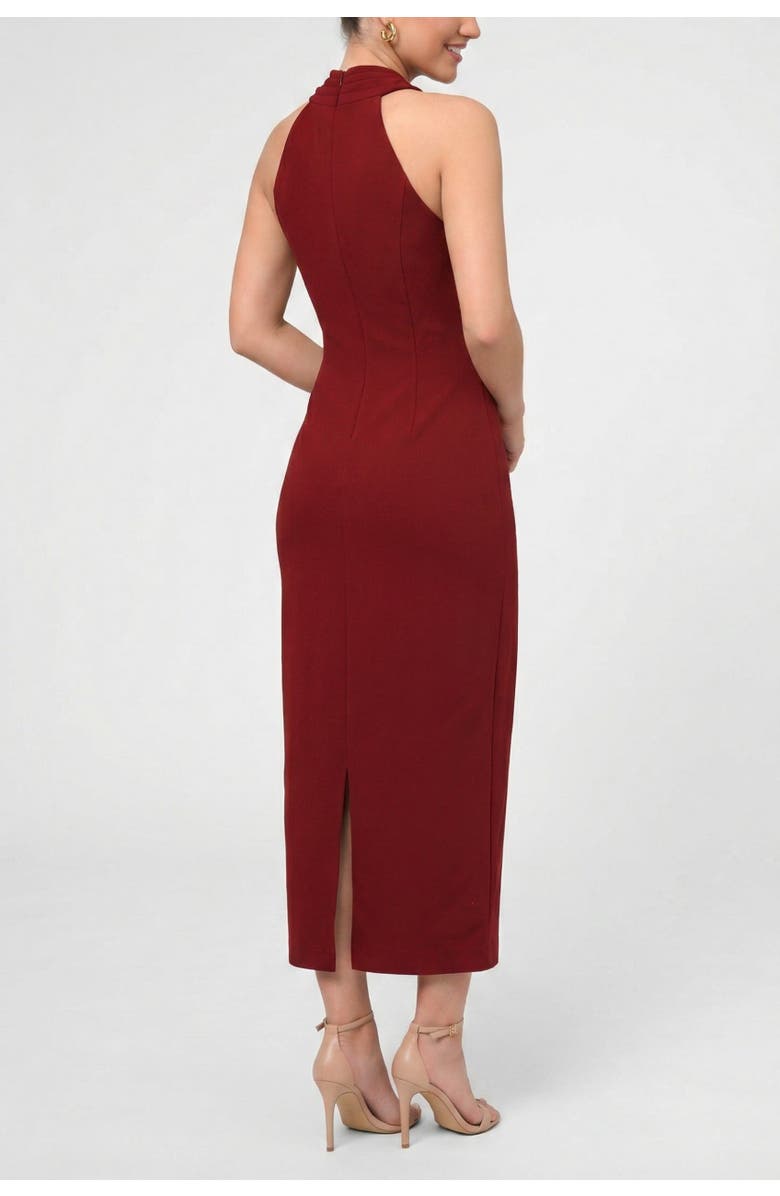 RACHEL Rachel Roy Harris Halter Maxi Dress, Alternate, color, Dark Red