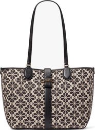 Kate Spade New York spade flower jacquard tote