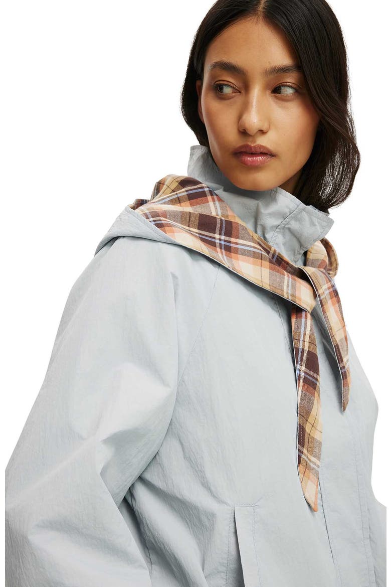 Women's Hale Hooded Spray Jacket, Alternate, color, Dusty Blue