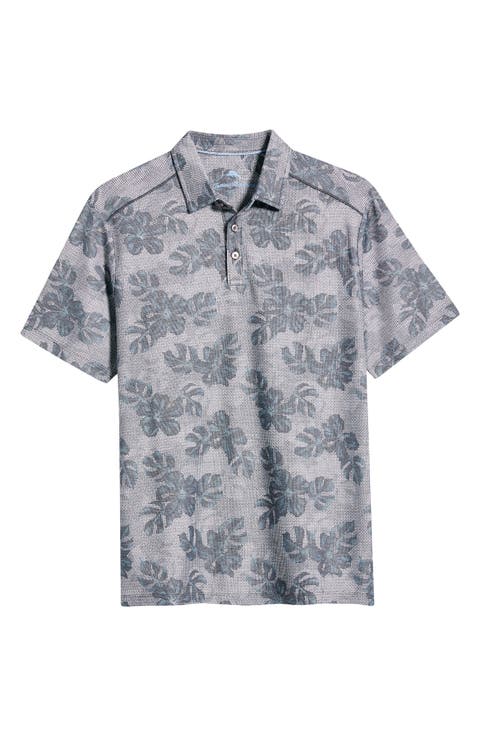 Emfielder Hibiscus Springs Floral IslandZone® Polo