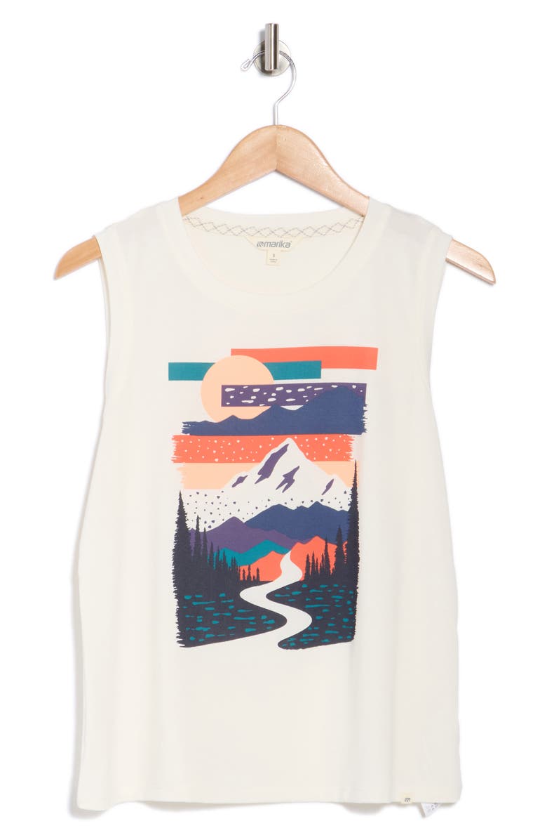 MARIKA Ana Graphic Tank, Main, color, Sugar Swizzle Mountain