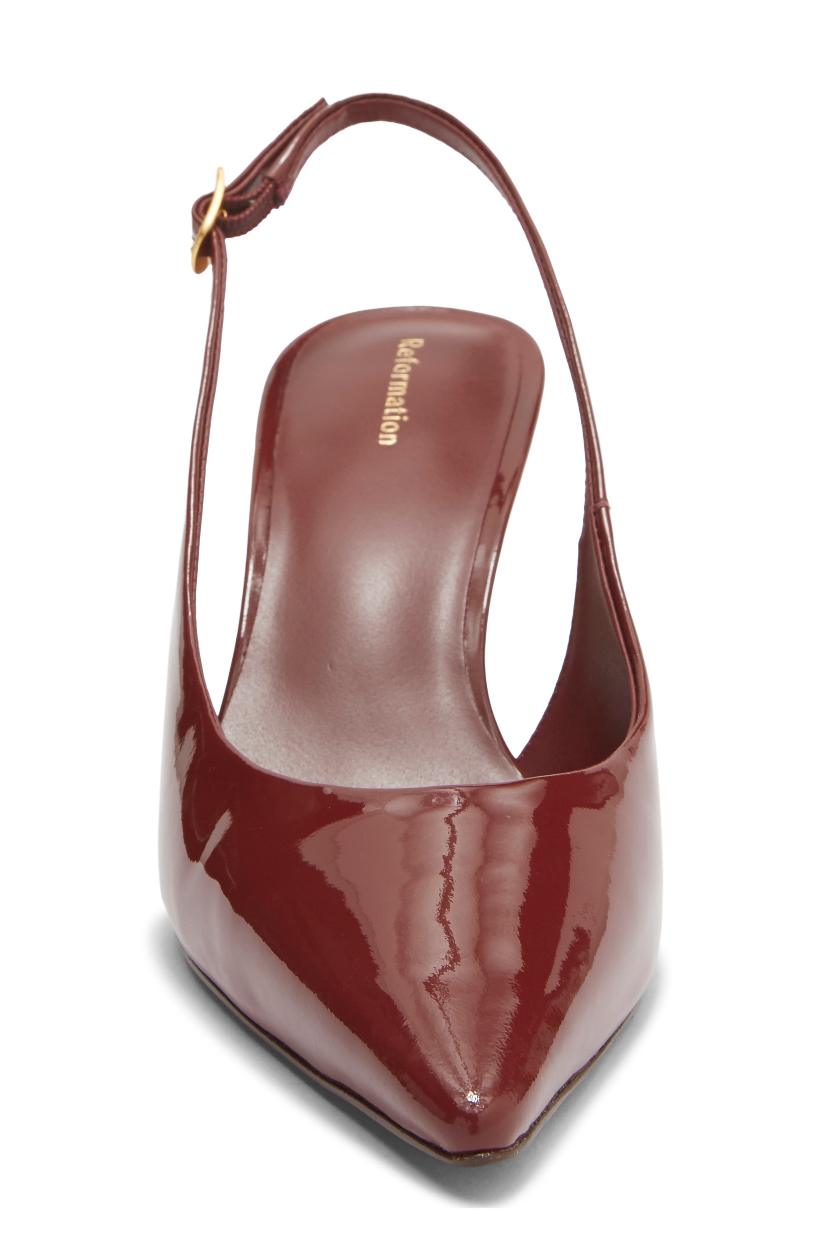 Cassie Slingback Pump, Alternate, color, BERRY JAM PATENT