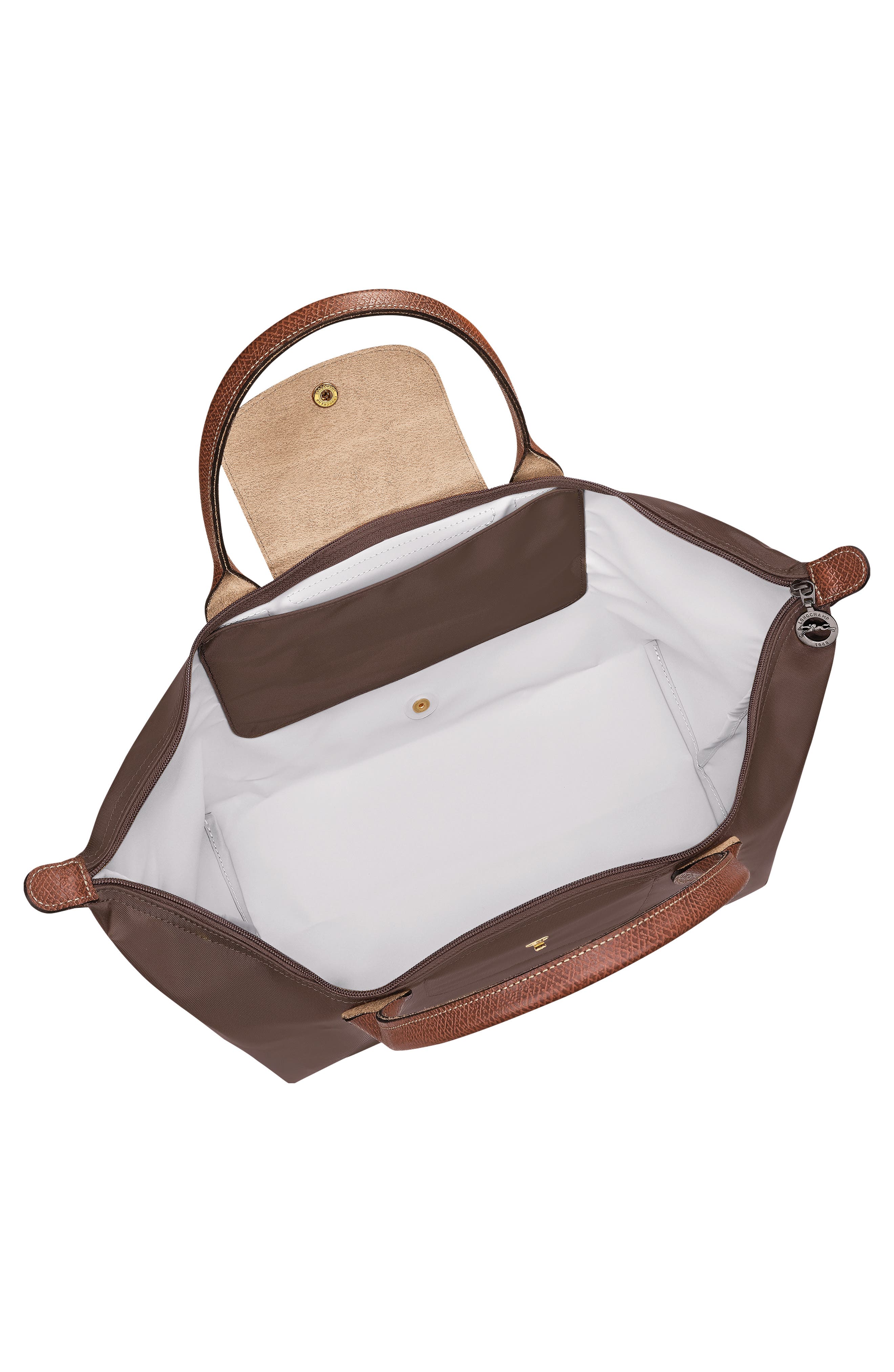 Le Pliage Large Top Handle Bag, Alternate, color, MOCHA