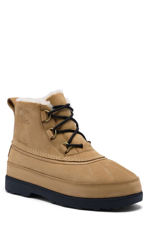 Ambler Fireside Faux Shearling Lined Chukka Waterproof Leather Boot
