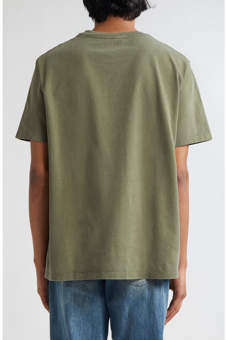 Embroidered Logo Cotton T-Shirt, Alternate, color, UIA KAKI/ KAKI