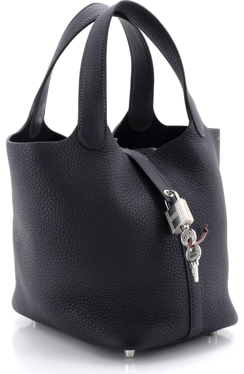 Pre-Owned Hermes Picotin Lock Bag Clemence PM, Alternate, color, Caban