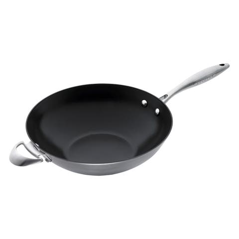 CTX 12.75 Inch Nonstick Wok, Stainless Steel