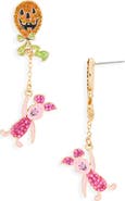 BaubleBar Disney Piglet Pumpkin Balloon Drop Earrings